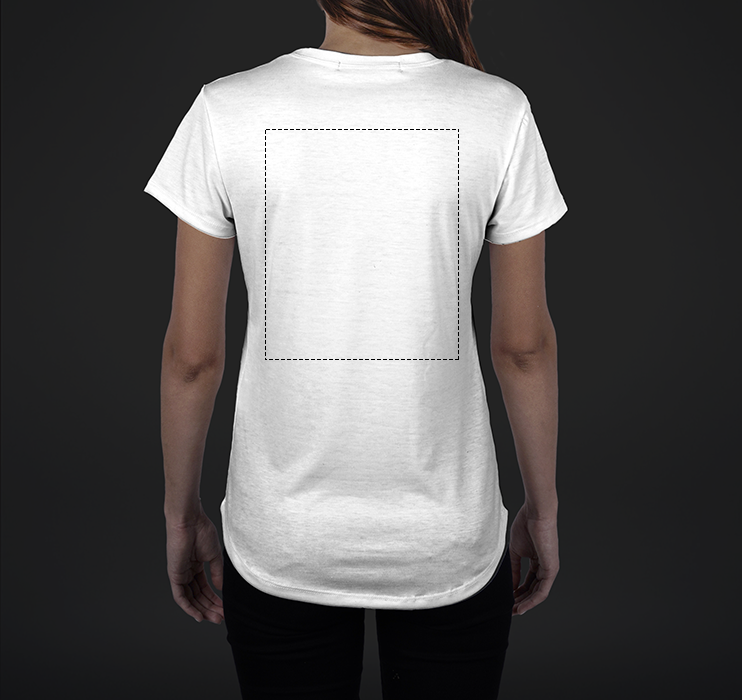 Womens Crew Tee (Chest Print)