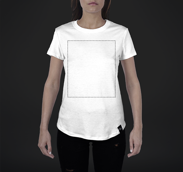 Womens Crew Tee (Chest Print)