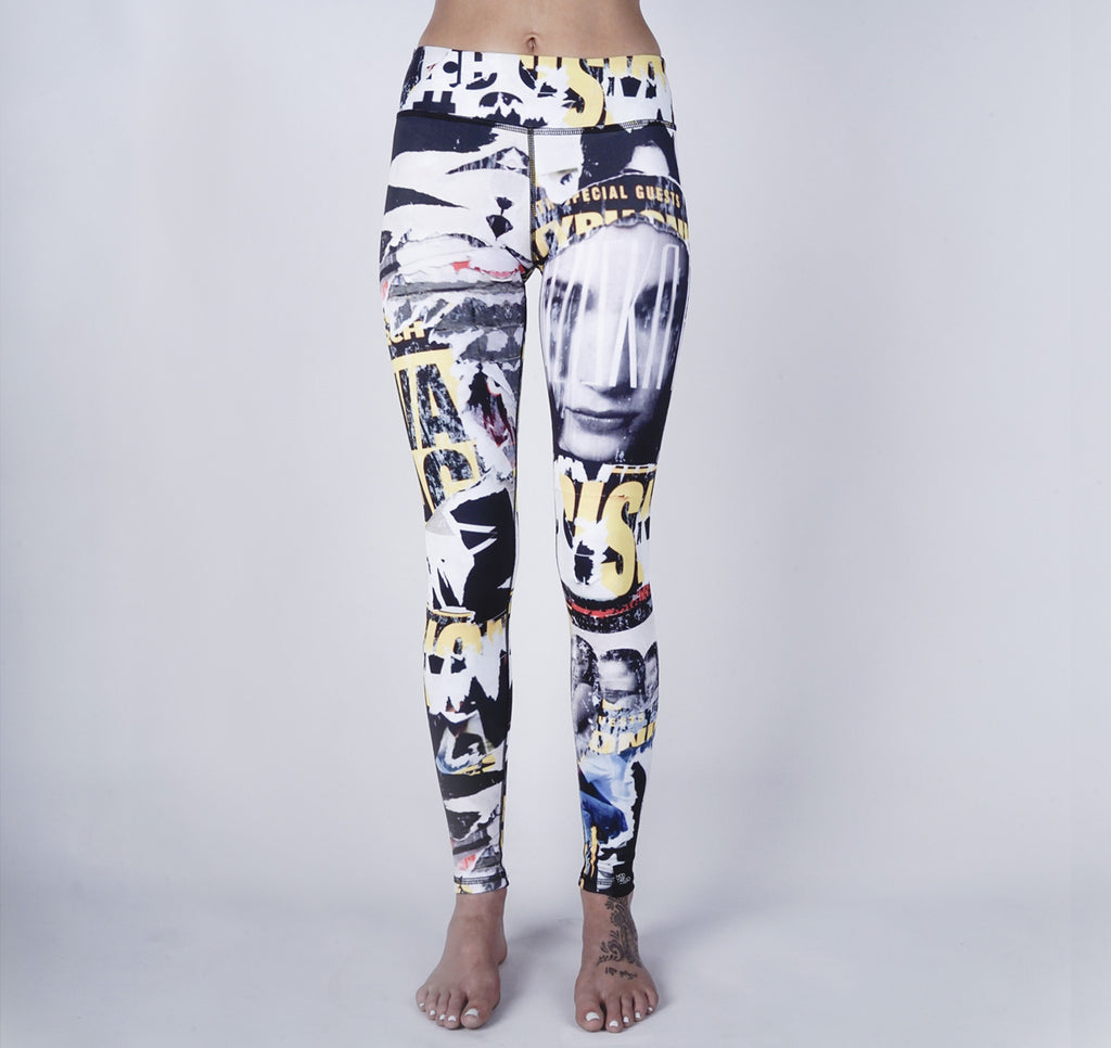 Leggings, NYC Grafitti