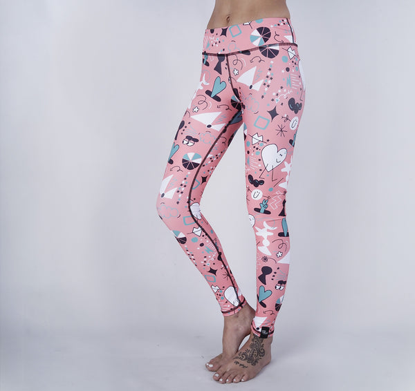 Leggings, Paradise Print
