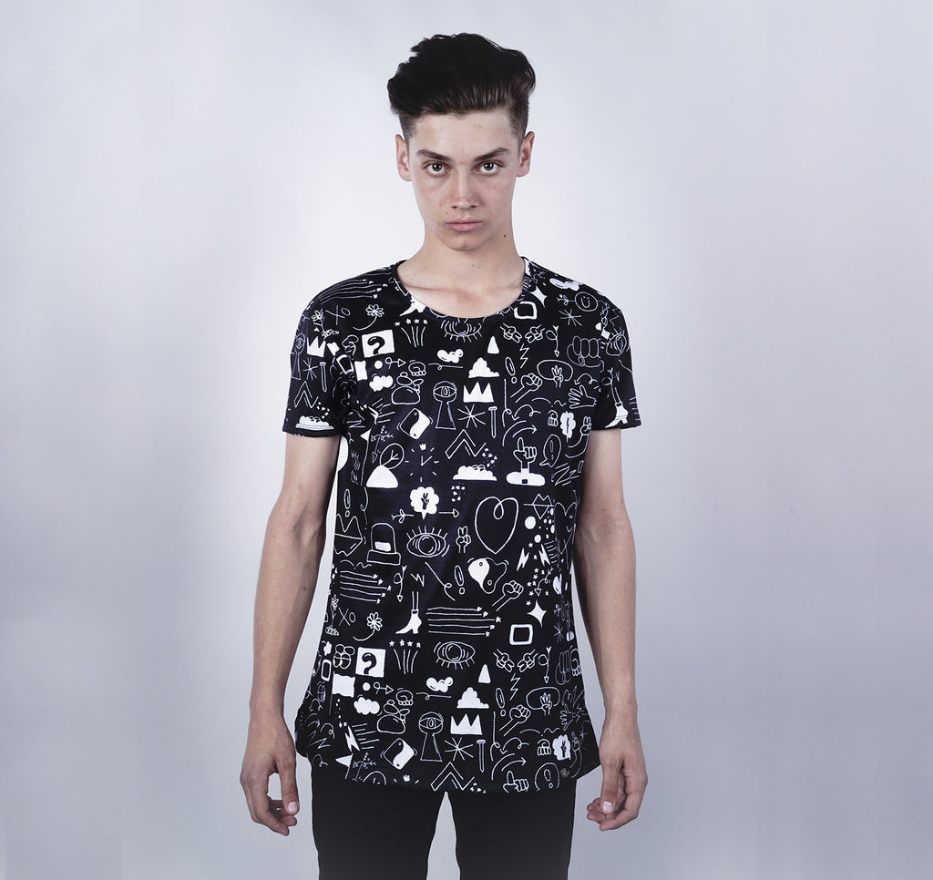 Modern Tee, Nightshade