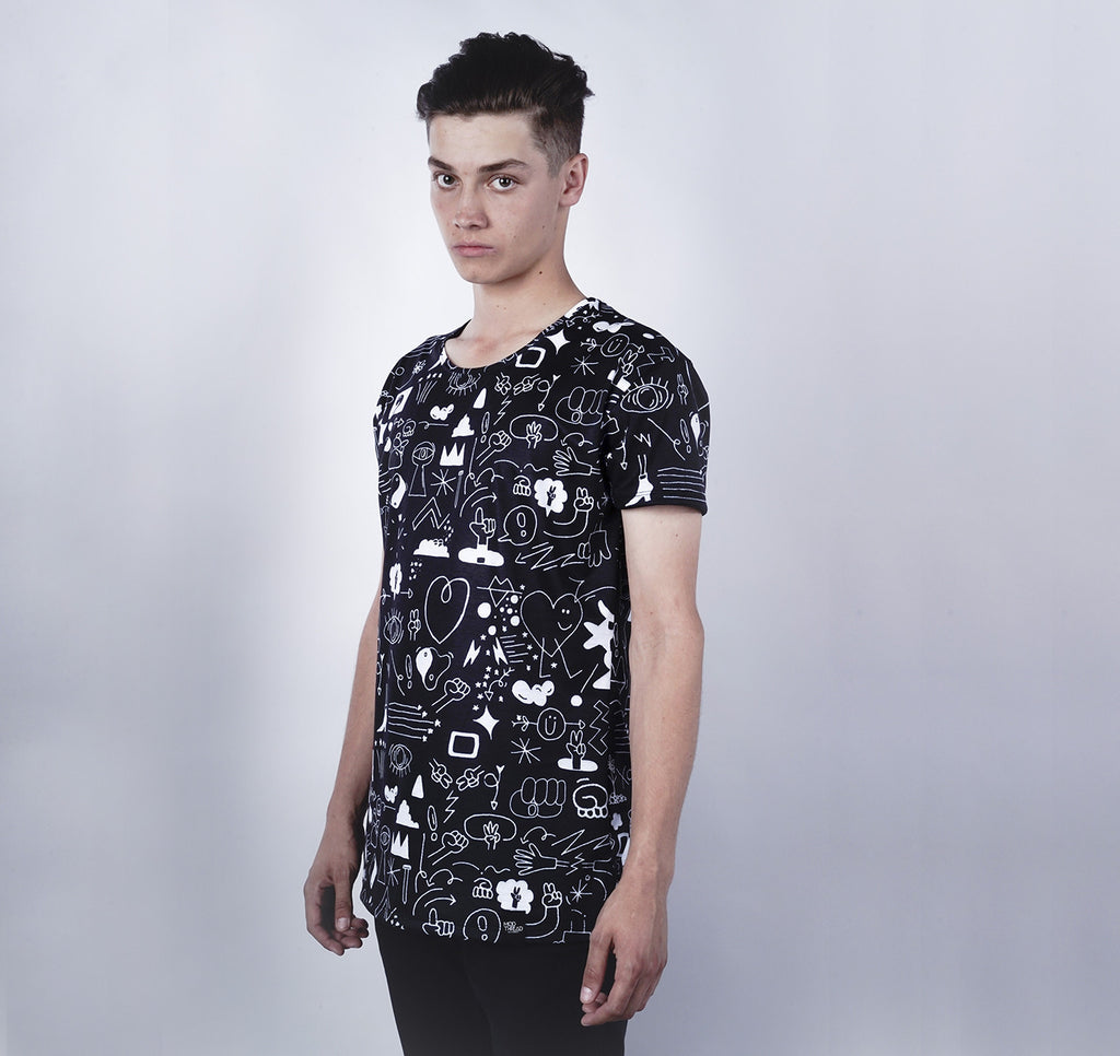 Modern Tee, Nightshade