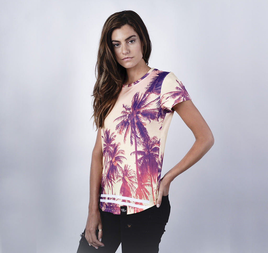 Womens Crew Tee, Sunburst WC16
