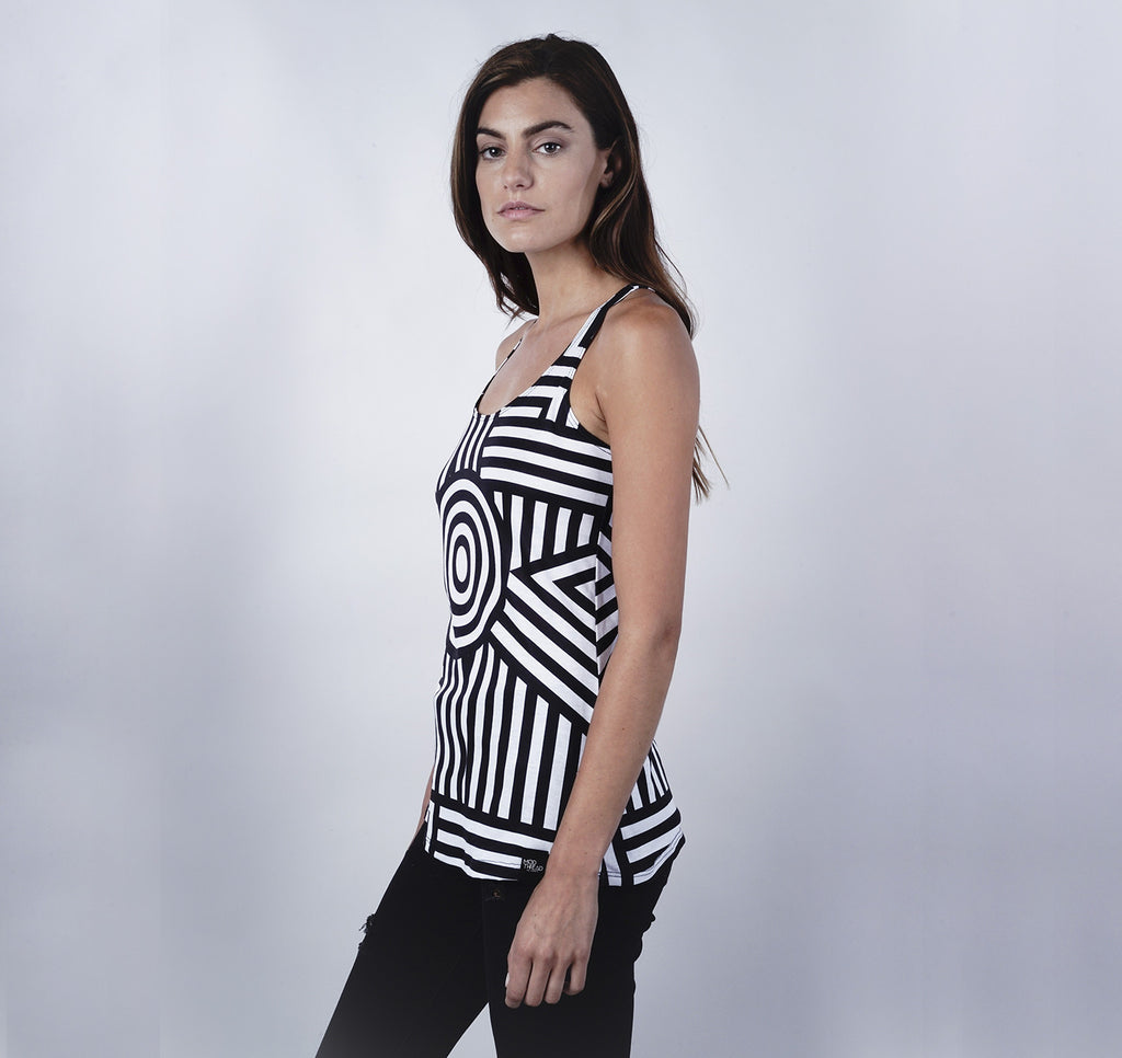 Racerback Tank, Symmetries B&W