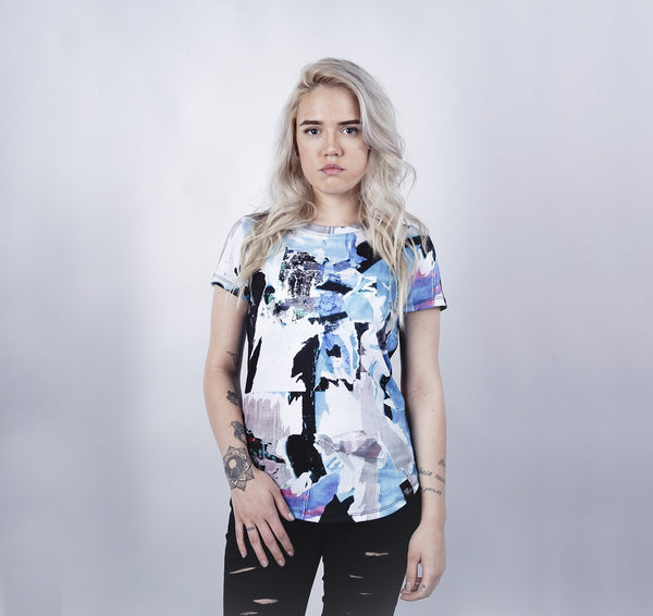 Womens Crew Tee, NYC Blue