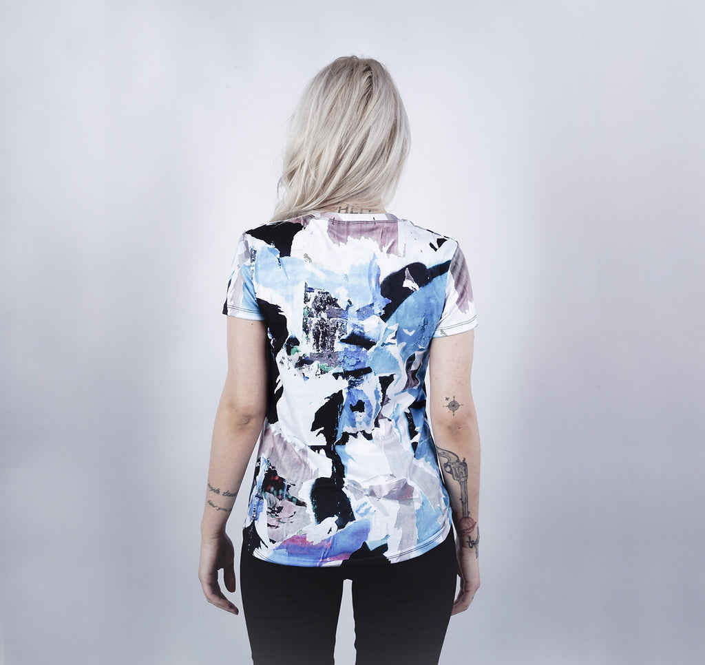 Womens Crew Tee, NYC Blue