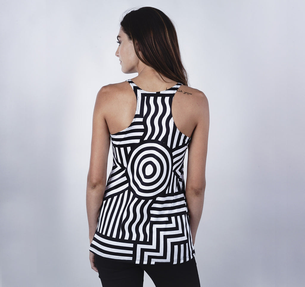 Racerback Tank, Symmetries B&W