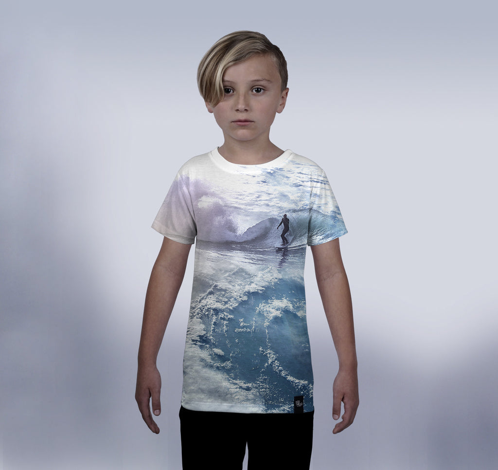 Kids Crew Tee, Surf the World