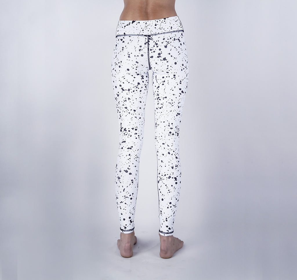 Leggings, Black Speckle