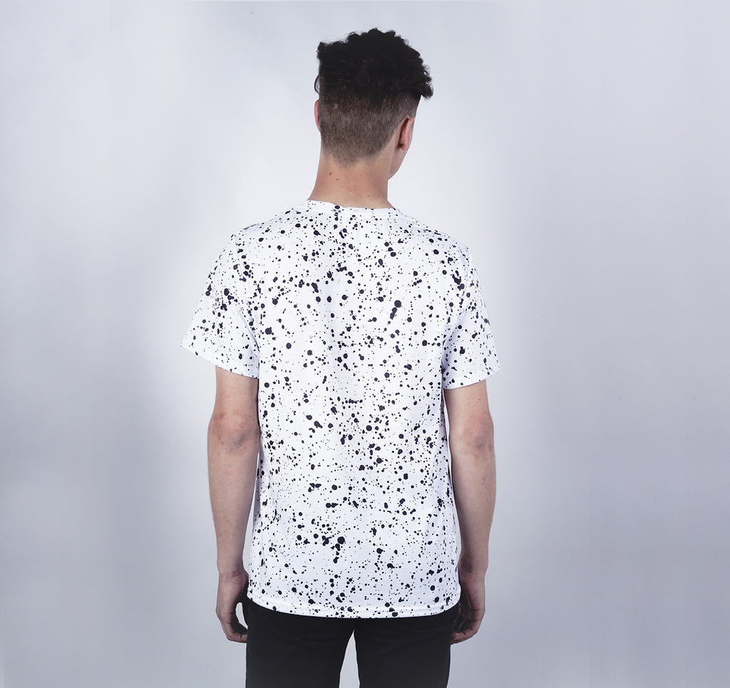 Crew Tee, Black Speckle