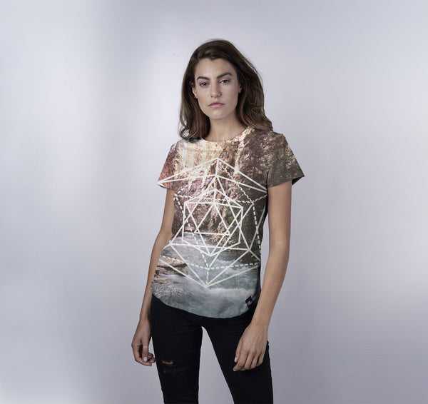 Womens Crew Tee, River
