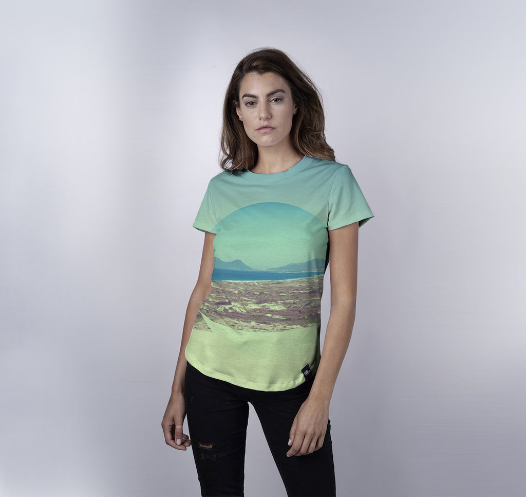 Womens Crew Tee, Sands