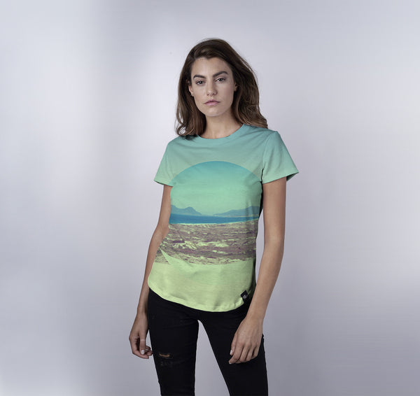 Womens Crew Tee, Sands