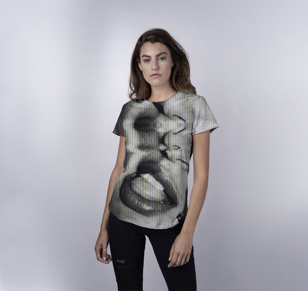 Womens Crew Tee, Signal