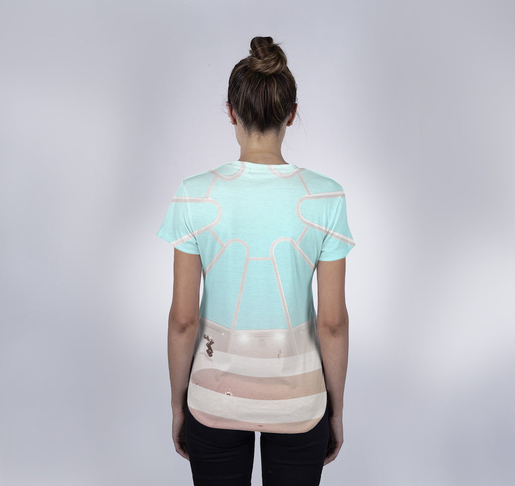 Womens Crew Tee, Playground