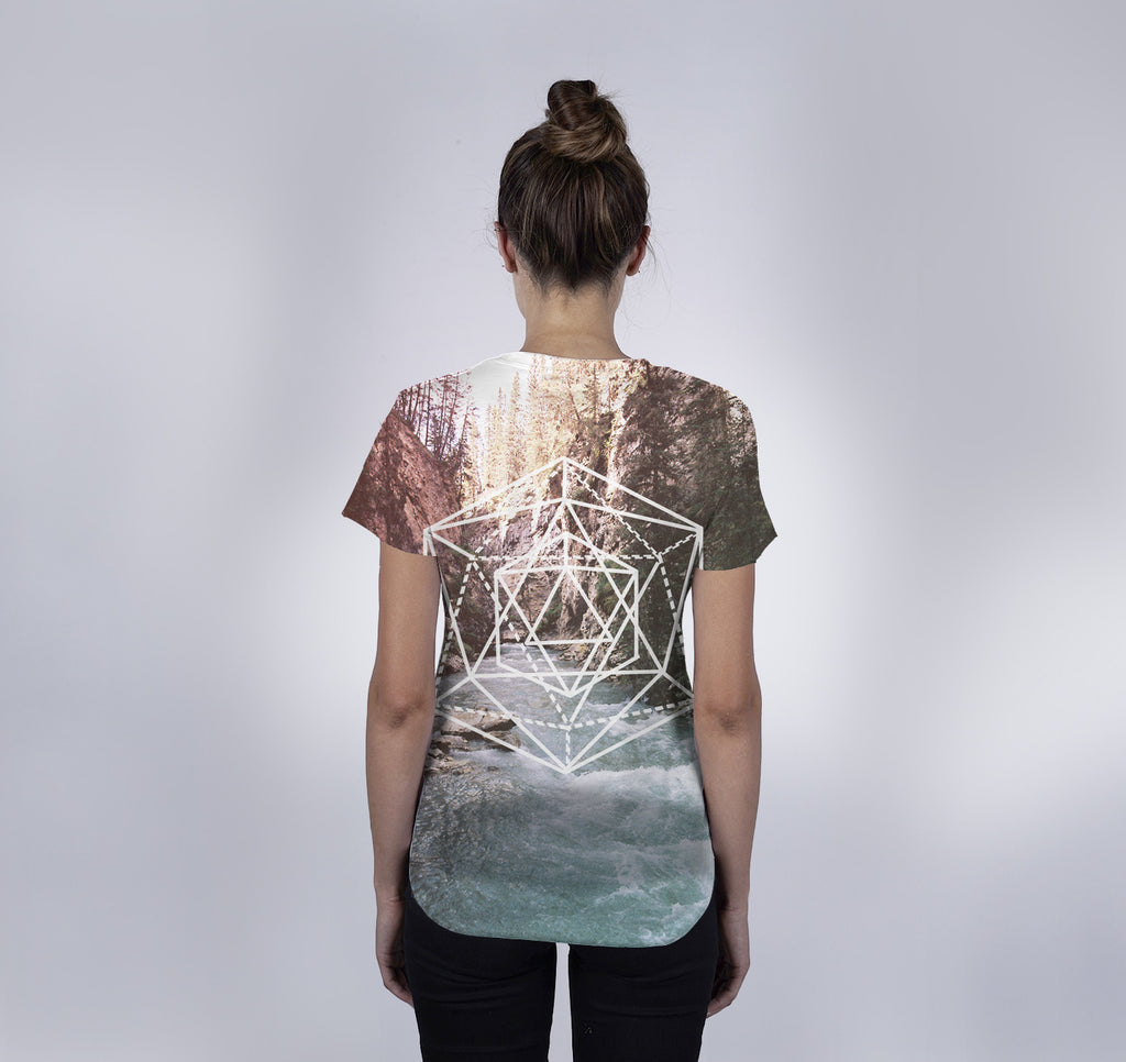 Womens Crew Tee, River