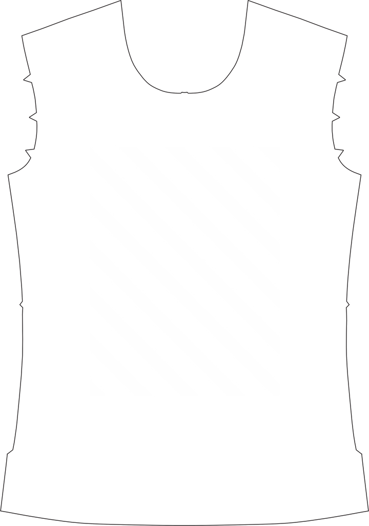 Mens Modern Tee, Striped Overlay