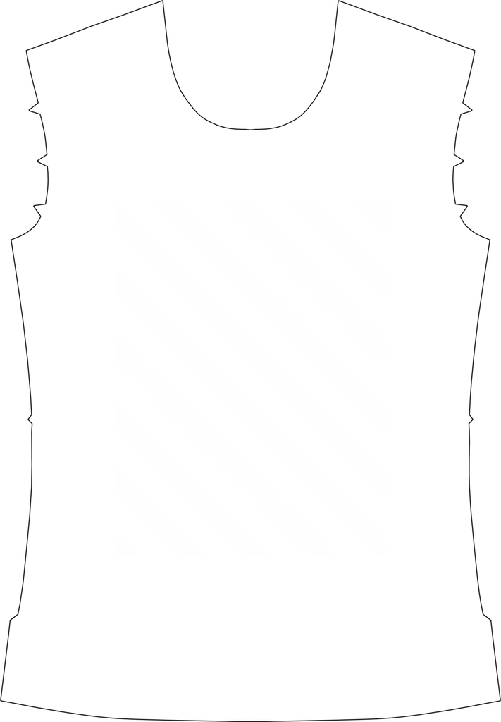 Mens Modern Tee, Striped Overlay