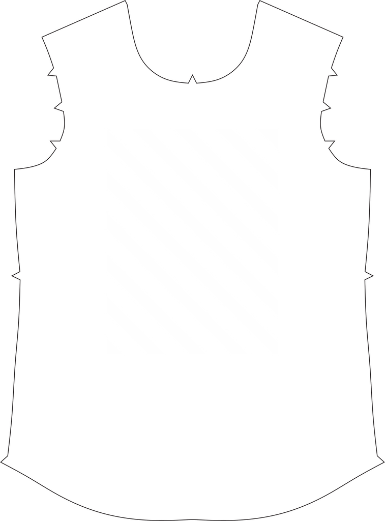 Womens Crew Tee, Striped Overlay