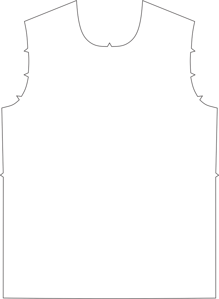 Mens Crew Tee,  Color-blocked