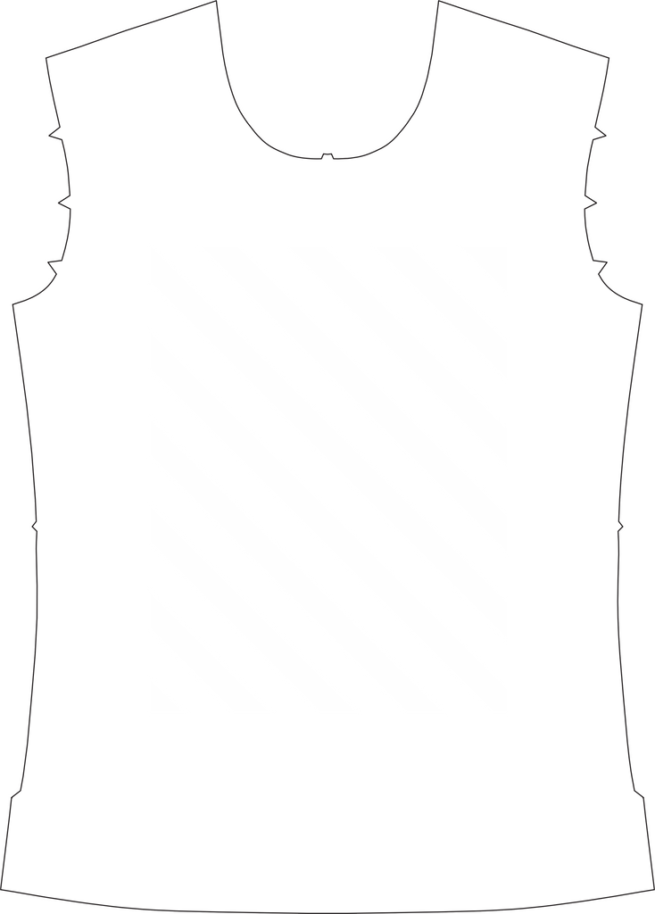 Mens Modern Tee, Striped Overlay