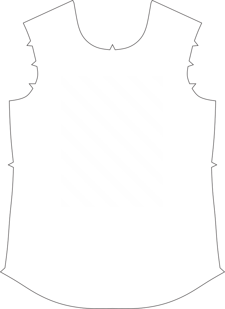 Womens Crew Tee, Striped Overlay