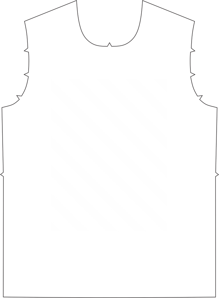 Mens Crew Tee, Striped Overlay