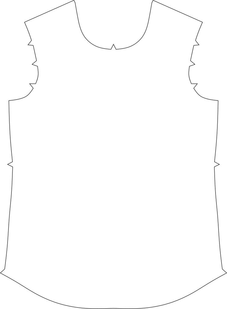 Womens Crew Tee, Color-blocked