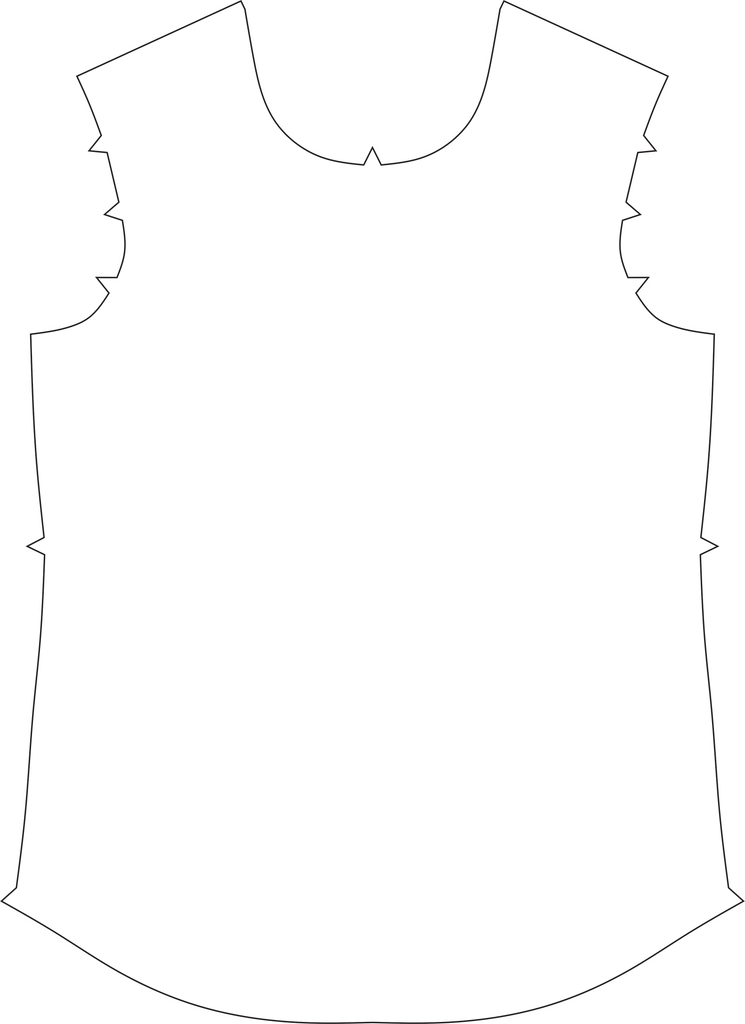 Womens Crew Tee, Color-blocked