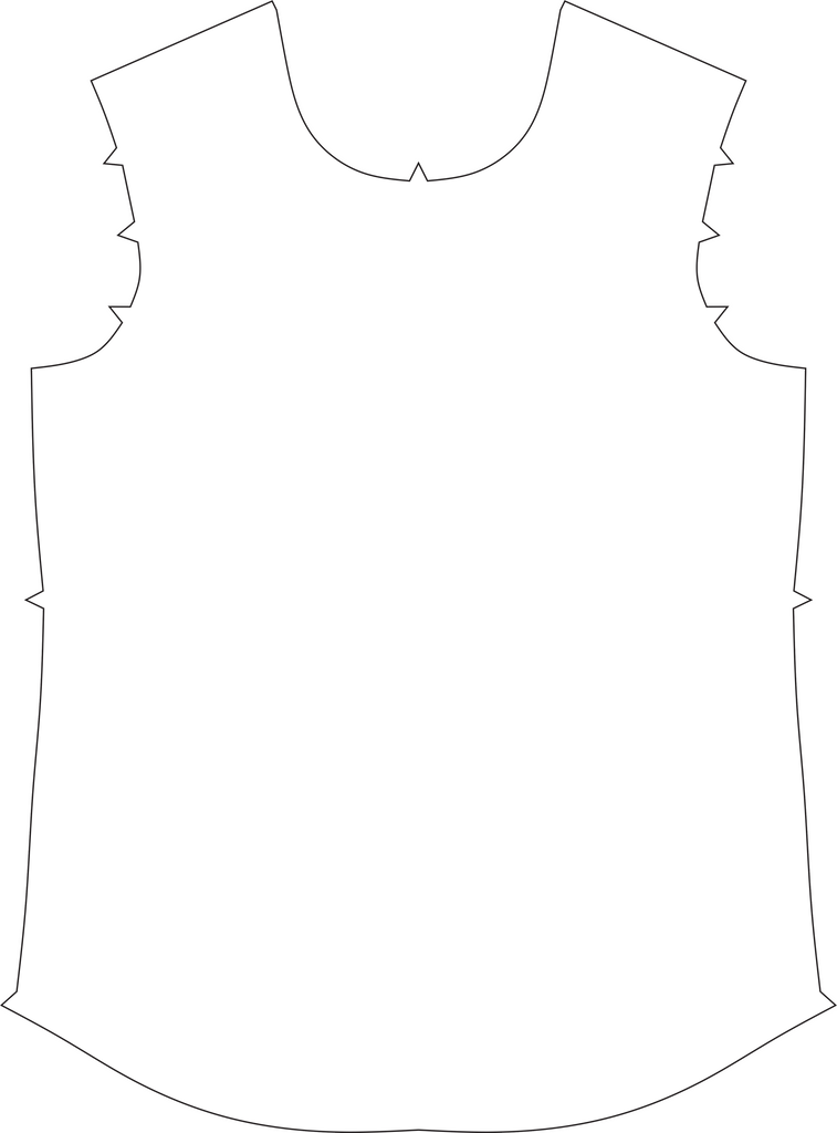 Womens Crew Tee, Color-blocked