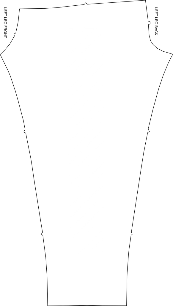 Leggings, Striped Overlay