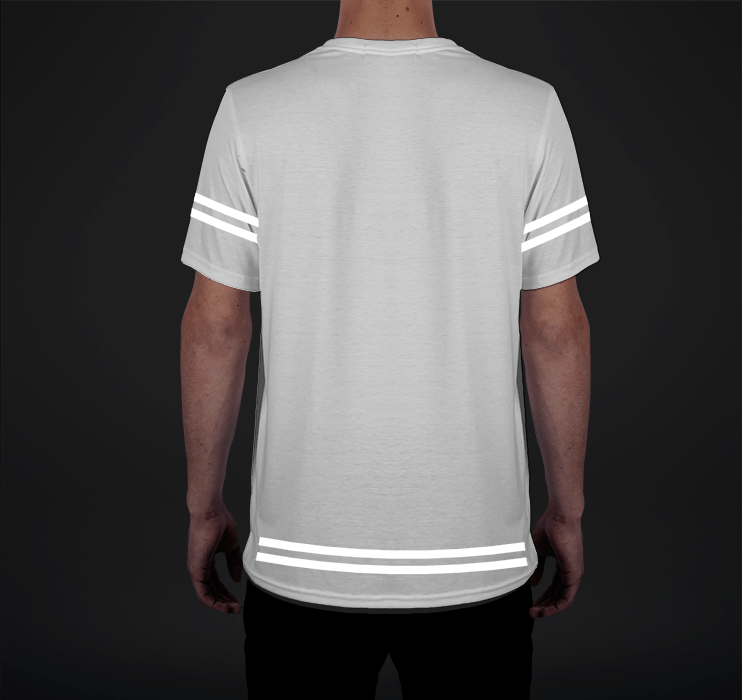 Mens Crew Tee, Athletic Overlay