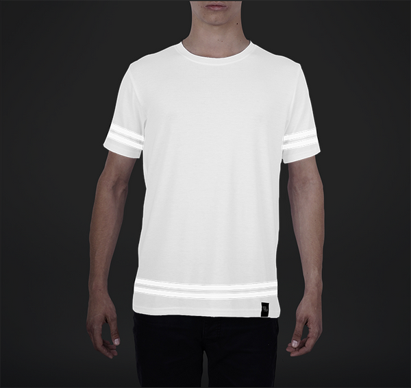 Mens Crew Tee, Athletic Overlay
