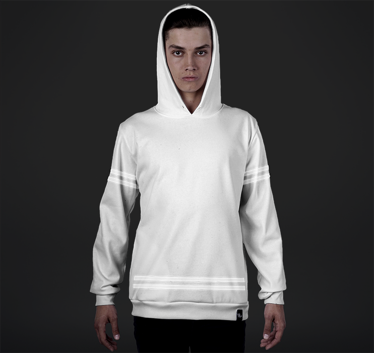 Mens, Pullover Hoodie Athletic Overlay