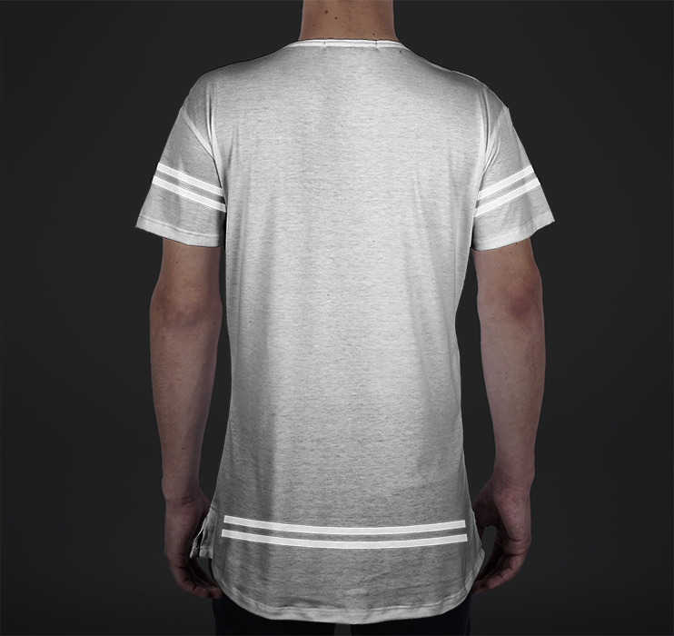 Mens Modern Tee, Athletic Overlay