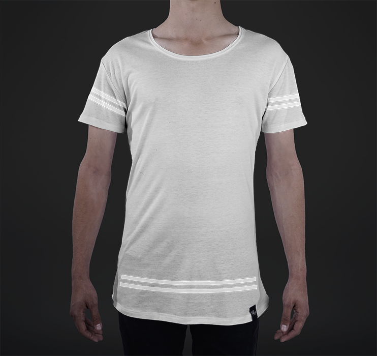 Mens Modern Tee, Athletic Overlay