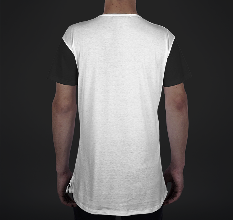 Mens Modern Tee, Color-blocked