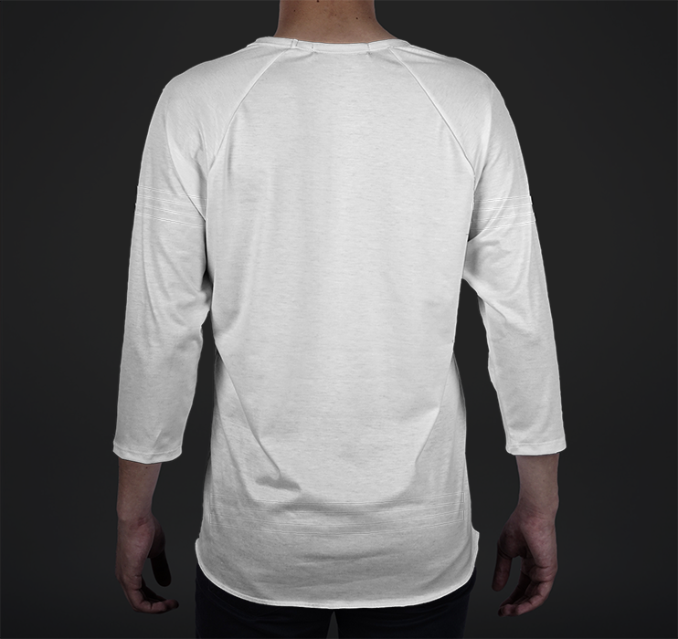 Mens Raglan, Athletic Overlay
