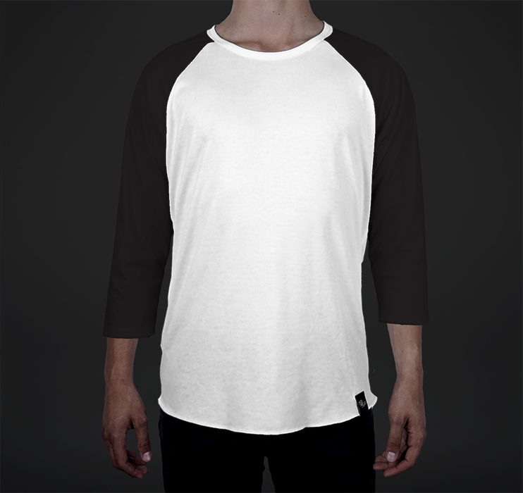 Mens Raglan, Color-blocked